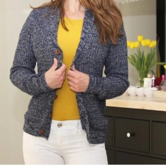 Express Button front sweater - Picture 1 of 13